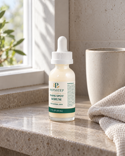 PepNStep Dark Spot Serum for Normal Skin — home routine setting
